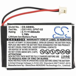 Nintendo Game Boy Micro Game Console Battery 3.7V 460mAh Li-Poly GBMSL