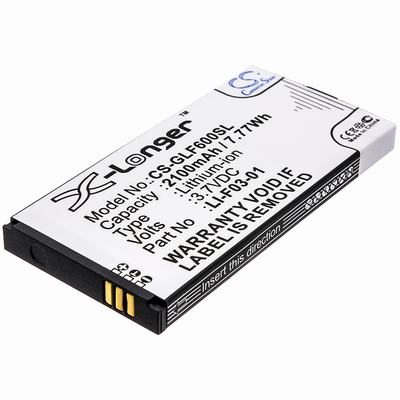 Golf Buddy DSC-GB600 GPS Battery 3.7V 2100mAh Li-ion GLF600SL
