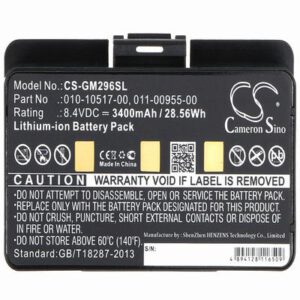 Garmin 010-00543-00 GPS Navigator Battery 8.4V 3400mAh Li-ion GM296SL