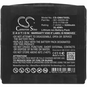 Garmin Aera 795 GPS Navigator Battery 7.4V 5200mAh Li-ion GMA795SL
