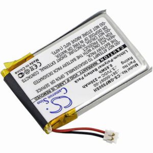 Garmin Approach S60 GPS Navigator Battery 3.7V 230mAh Li-Poly GMF500SH