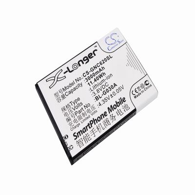 GIONEE GN181 Mobile Phone Battery 3.8V 3000mAh Li-ion GNC620SL