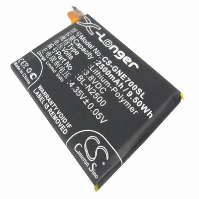 Gionee GIONEE E7 Mobile Phone Battery 3.8V 2500mAh Li-Polymer GNE700SL