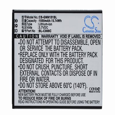Gionee GIONEE GN151 Mobile Phone Battery 3.7V 1550mAh Li-ion GNN151SL