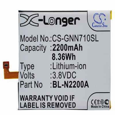 Gionee GIONEE E7 Mini Mobile Phone Battery 3.8V 2200mAh Li-Polymer GNN710SL