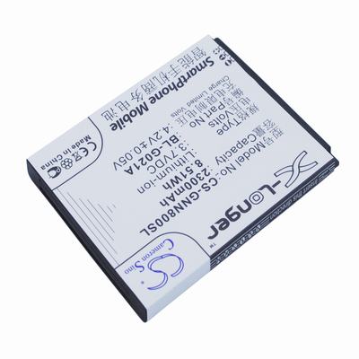 GIONEE GN800 Mobile Phone Battery 3.7V 2300mAh Li-Polymer GNN800SL