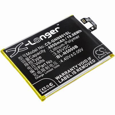 GIONEE GN8001 Mobile SmartPhone Battery 3.85V 4950mAh Li-Poly GNN801SL