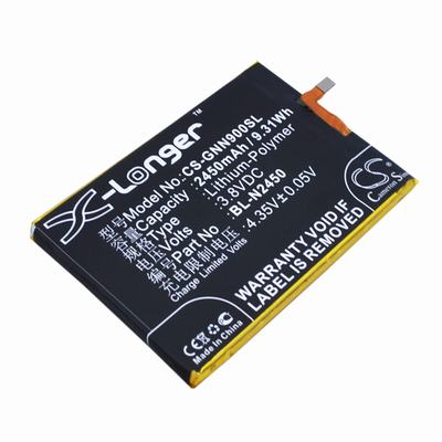 GIONEE ELIFE S5.5L Mobile Phone Battery 3.8V 2450mAh Li-Polymer GNN900SL