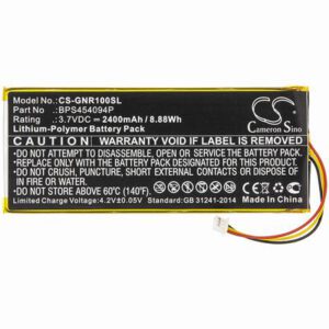 Geneva WorldRadio DAB Digital Battery 3.7V 2400mAh Li-Poly GNR100SL