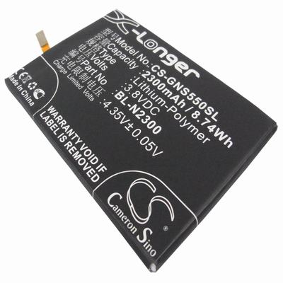Gionee GIONEE S5.5 Mobile Phone Battery 3.8V 2300mAh Li-Polymer GNS550SL
