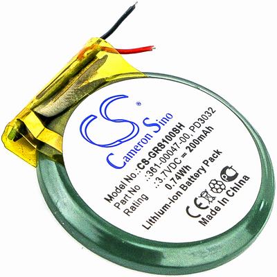 Garmin Approach S1 Smartwatch Battery 3.7V 200mAh Li-ion GRS100SH