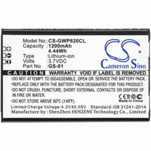 Grandstream DP730 Cordless Phone Battery 3.7V 1200mAh Li-ion GWP820CL