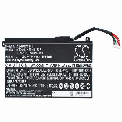 HP Envy 17-3000 Laptop Notebook Battery 11.1V 7740mAh Li-Polymer HPE173NB