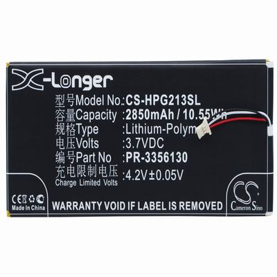 HP Slate 7 G2 1311 Tablet Battery 3.7V 2850mAh Li-Polymer HPG213SL