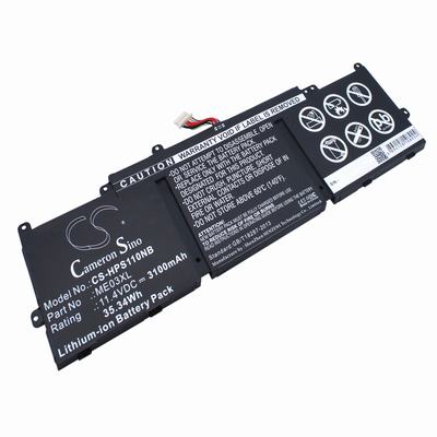 HP 11-D001TU Laptop Notebook Battery 11.4V 3100mAh Li-Ion HPS110NB