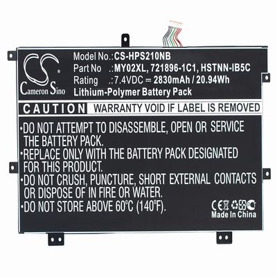HP TPN-Q127 Laptop Notebook Battery 7.4V 2830mAh Li-Polymer HPS210NB