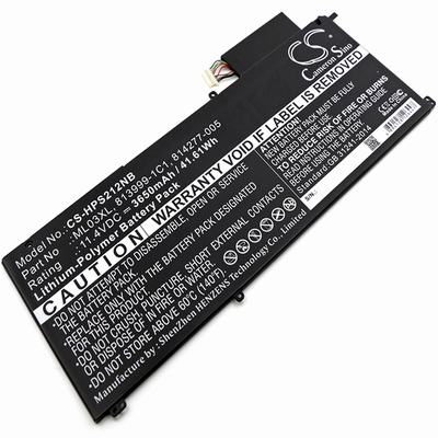 HP 12-A001DX Notebook Laptop Battery 11.4V 3650mAh Li-Poly HPS212NB