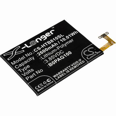 HTC B810X Mobile SmartPhone Battery 3.85V 2600mAh Li-Poly HTB810SL