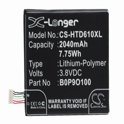 HTC Desire 610 Mobile Phone Battery 3.8V 2040mAh Li-Polymer HTD610XL