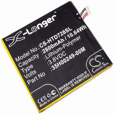 HTC D728 Mobile SmartPhone Battery 3.8V 2800mAh Li-Poly HTD728SL