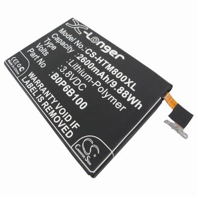 HTC 0P8B200 Mobile Phone Battery 3.8V 2600mAh Li-Polymer HTM800XL