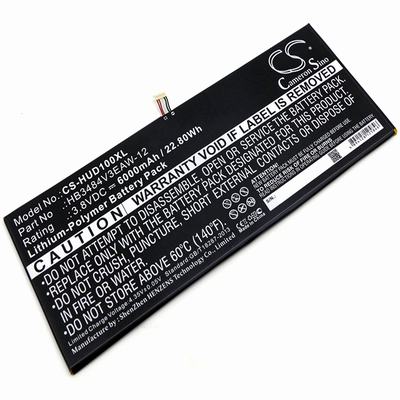 Huawei d-01H Tablet Battery 3.8V 6000mAh Li-Poly HUD100XL