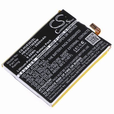Huawei 2629 Mobile Phone Battery 3.8V 2600mAh Li-Polymer HUE262SL