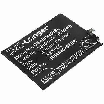 Huawei Nova 6 Mobile SmartPhone Battery 3.85V 3900mAh Li-Poly HUN600SL