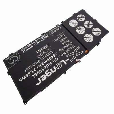 Huawei MediaaPad 10FHD Laptop Notebook Battery 3.7V 6400mAh Li-Polymer HUS100SL