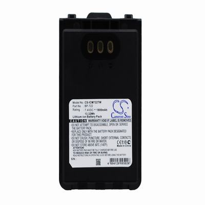 Icom ICOM ID-31A Transceiver 2Way Radio Battery 7.4V 1800mAh Li-ion ICM722TW