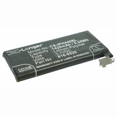 Apple iPhone 4G CD MP3 MP4 Media Player Battery 3.7V 1420mAh Li-Polymer IPH440SL