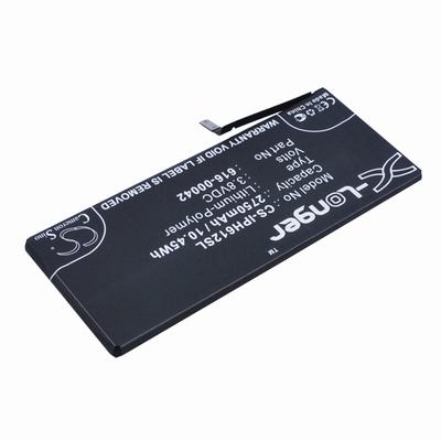 Apple A1634 Mobile Phone Battery 3.8V 2750mAh Li-Polymer IPH612SL