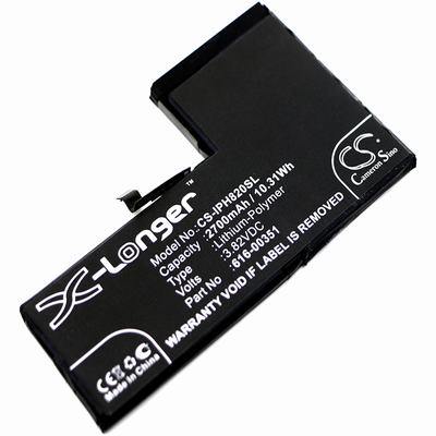 Apple iPhone X Mobile SmartPhone Battery 3.82V 2700mAh Li-Poly IPH820SL
