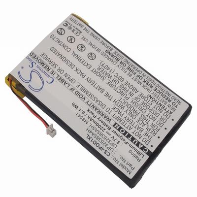 Apple 2nd Generation MP3 MP4 PMP Media Player Battery 3.7V 2200mAh Li-Ion IPOD1XL