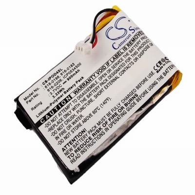 Apple iPod 4th Generation MP3 MP4 PMP Media Player Battery 3.7V 900mAh Li-Polymer IPOD4XL