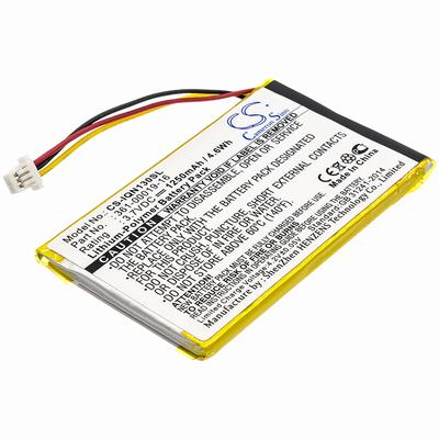 Garmin Nuvi 1300 GPS Battery 3.7V 1250mAh Li-Polymer IQN130SL