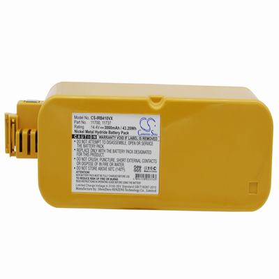 iRobot Roomba 4000 Vacuum Cleaner Battery 14.4V 3000mAh Nickel Metal Hydride IRB410VX