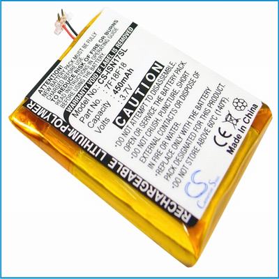INSIGNIA NS-2V17 MP3 MP4 PMP Media Player Battery 3.7V 450mAh Li-Polymer ISN17SL