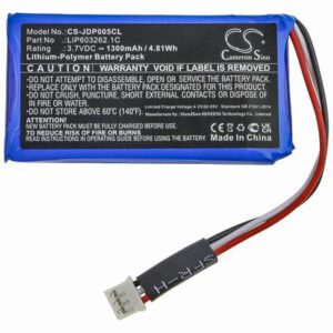 Jablocom GDP-04i Cordless Phone Battery 3.7V 1300mAh Li-Poly JDP005CL