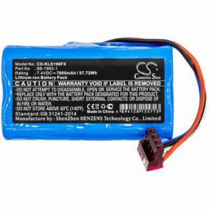 Koehler 07610 Flashlight Battery 7.4V 7800mAh Li-ion KLS196FX