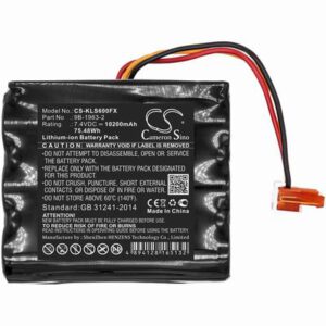 Koehler Lighthawk 600 Flashlight Battery 7.4V 10200mAh Li-ion KLS600FX