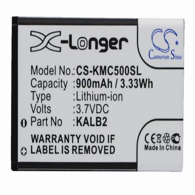 Kazam KAZAM Life B2 Mobile Phone Battery 3.7V 900mAh Li-ion KMC500SL