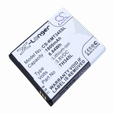 Kazam KAZAM Thunder 345L Mobile Phone Battery 3.8V 1800mAh Li-ion KMT345SL