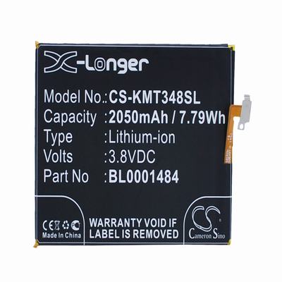 Kazam KAZAM Tornado 348 Mobile Phone Battery 3.8V 2050mAh Li-ion KMT348SL