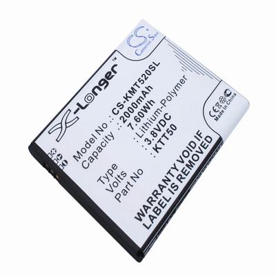 Kazam KAZAM Tornado 2 Mobile Phone Battery 3.8V 2000mAh Li-Polymer KMT520SL