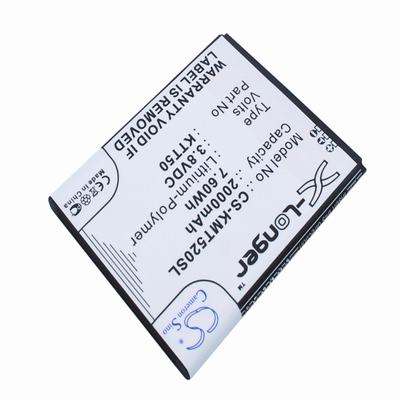 Kazam KAZAM Tornado 2 Mobile Phone Battery 3.8V 2000mAh Li-Polymer KMT520SL