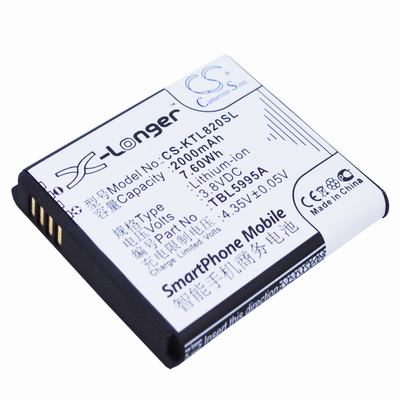 K-Touch L820 Mobile Phone Battery 3.8V 2000mAh Li-ion KTL820SL