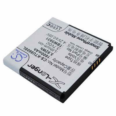 K-Touch U86 Mobile Phone Battery 3.7V 1600mAh Li-ion KTU860SL