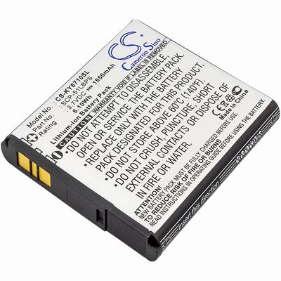 Kyocera E6710 Mobile Phone Battery 3.7V 1650mAh Li-ion KY6710SL