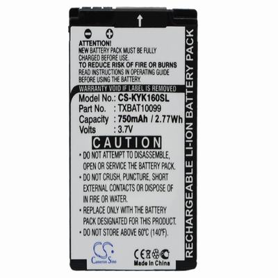 Kyocera KX13 Mobile Phone Battery 3.7V 750mAh Li-ion KYK160SL